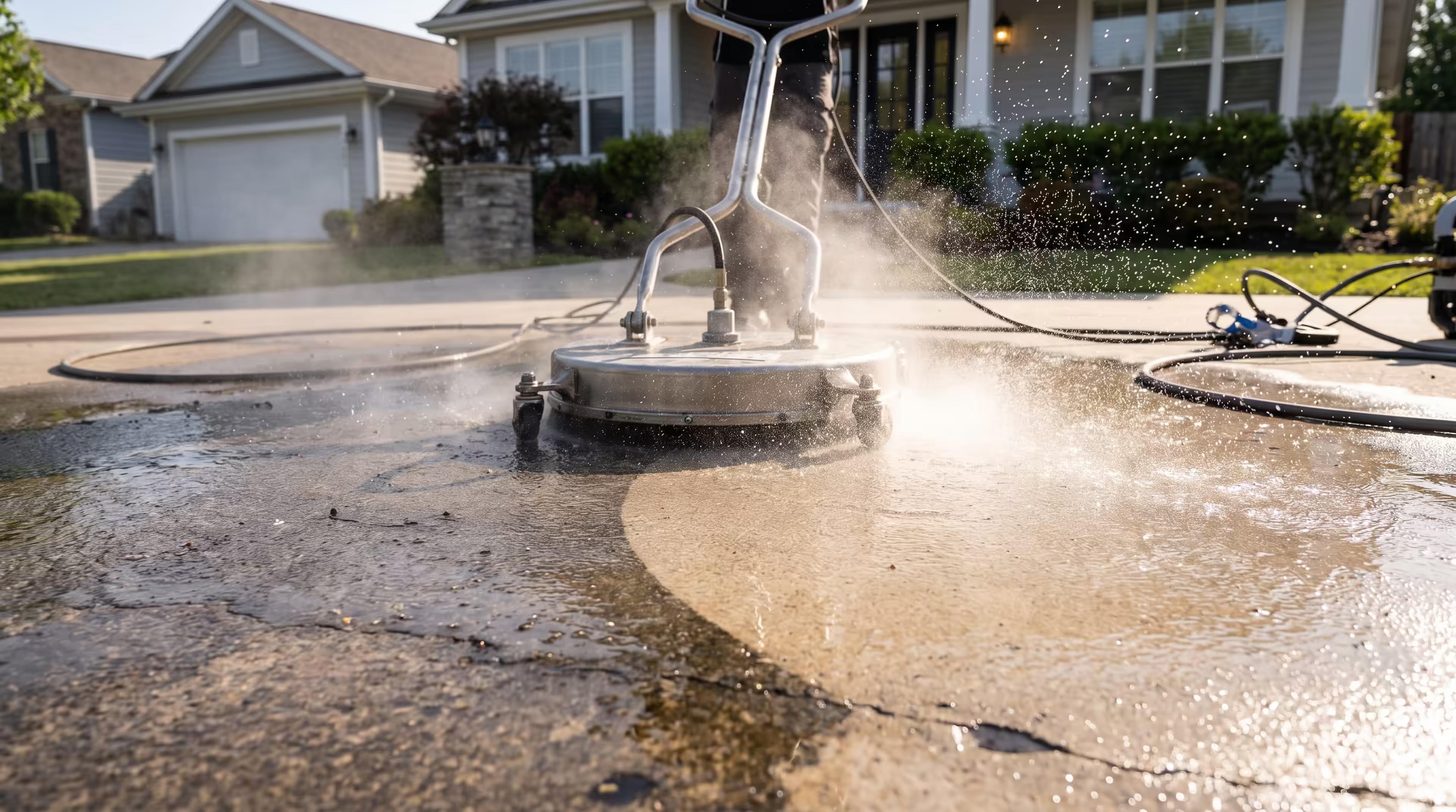 Pressure cleaning services background